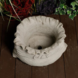Sack Design Stone Cast Plant Pot Bag Planter - thumbnail 9