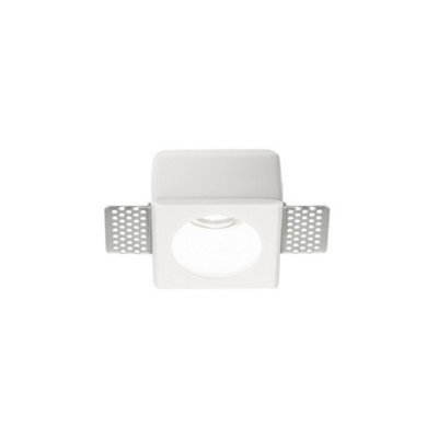 Ideal Lux Samba Indoor Plaster In Recessed Lamp Lamp 1 Light White, Gu10