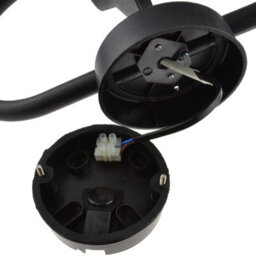 Kenable Wall-Mounted Outdoor Garden Lamp Ip44 Hanging Lantern E27 Light Black - thumbnail 2