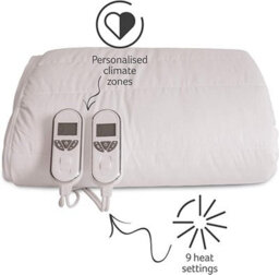 Snuggledown Intelligent Warmth Electric Blanket 9 Heat-Settings Luxury Heated 100% Cotton Cover Auto Timer Washable - thumbnail 8