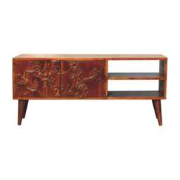 Wyld Haus Collonges Botanic Flora Melia Tv Unit 2 Shelves 2 Doors - thumbnail 2