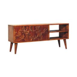 Wyld Haus Collonges Botanic Flora Melia Tv Unit 2 Shelves 2 Doors - thumbnail 3