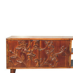 Wyld Haus Collonges Botanic Flora Melia Tv Unit 2 Shelves 2 Doors - thumbnail 5
