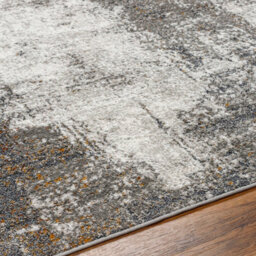 Livabliss San Francisco-Abstract Brown Grey Orange Modern Marble Living Dining Bedroom Rug 160 X 213 Cm Easy Care, Non Shedding - thumbnail 3