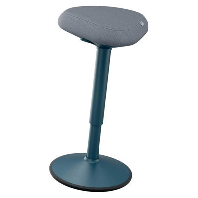 Leitz Ergo Active Standing Stool Chair Posture Comfort Seat Adjustable Furniture In Dark Grey - image 1
