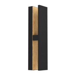 Eglo Costorio Led Black And Brown Outdoor Wall Light - thumbnail 2