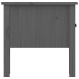 Berkfield Side Table Grey 50X50X49 Cm Solid Wood Pine - thumbnail 8