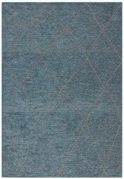 Teal Geometric Modern Rug Easy To Clean Living Room And Bedroom-120Cm X 170Cm - thumbnail 4