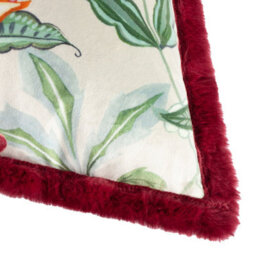 Wylder Beatrice Printed Velvet Feather Filled Cushion - thumbnail 5