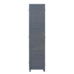 Darphe Grey Folding Solid Wood Room Divider Privacy Screen 6 Panel For Indoor Use 170X240Cm - thumbnail 4