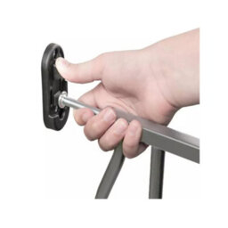 Safetots Eco Screw Fit Baby Gate, Grey, 70Cm - 80Cm,  Stair Gate For Toddler And Baby, Screw Fit Safety Barrier - thumbnail 9