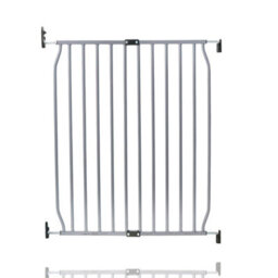 Safetots Eco Screw Fit Baby Gate, Grey, 70Cm - 80Cm,  Stair Gate For Toddler And Baby, Screw Fit Safety Barrier - thumbnail 1