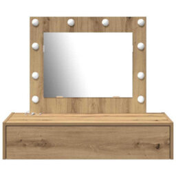 Walplus Dressing Table Brown 83 X 40 X 70 Cm Engineered Wood - thumbnail 5