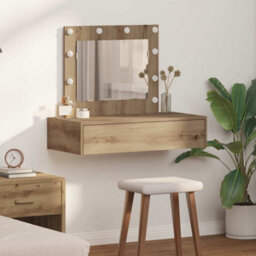 Walplus Dressing Table Brown 83 X 40 X 70 Cm Engineered Wood - thumbnail 1