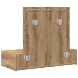 Walplus Dressing Table Brown 83 X 40 X 70 Cm Engineered Wood - thumbnail 7