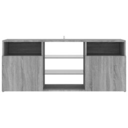 Berkfield Tv Cabinet With Led Lights Grey Sonoma 120X30X50 Cm - thumbnail 9