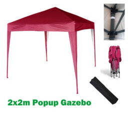 Mcc Direct 2X2 Pop Up Red Gazebo