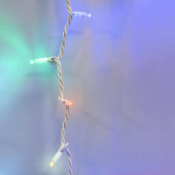 Christmas Tree World Crownvine 30M Fairy Lights Starter Set - 300 Leds Multicolour - White Rubber Cable - thumbnail 3