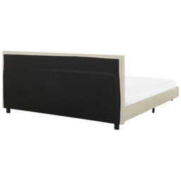 Beliani Waterbed Fabric Albi 180 X 200 Cm (Eu Super King) Beige - thumbnail 8