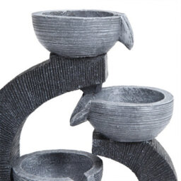 Breeins Curved 3-Tiered Bowl Solar Powered Water Fountain, Perfect For Garden Or Patio, 38Cm H - thumbnail 6