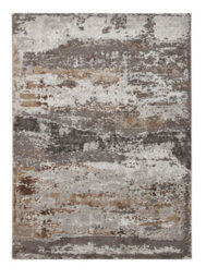 Grey Beige Abstract Modern Easy To Clean Rug For Dining Room Bed Room And Living Room-160Cm X 220Cm - thumbnail 9