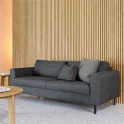 Furniture To Go Omaha Set Of 2 X 3 Seater Sofas In Basel Dark Grey Fabric - thumbnail 7