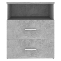 Berkfield Bed Cabinets 2 Pcs Concrete Grey 50X32X60Cm - thumbnail 7