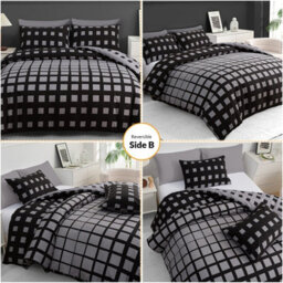 Grace Super King Duvet Set Premium Microfiber Superking Duvets Sets 3 Pcs Ultrasoft Hypoallergenic With Zipper Closure - thumbnail 7