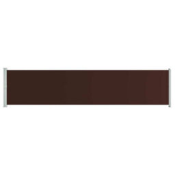 Walplus Patio Retractable Side Awning Garden Sun Shade Canopy Gazebo For Back Door, Porch, Patio 140X600 Cm Brown - thumbnail 2
