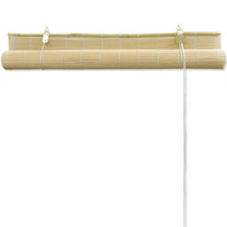 Walplus Natural Bamboo Roller Blinds 80 X 160 Cm - Window Privacy & Light Filtering - thumbnail 5