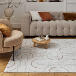 The Rugs Carmel Cream/terra Geometric Area Rug And Runner Non Shedding, Stain Resistant, Soft - thumbnail 8
