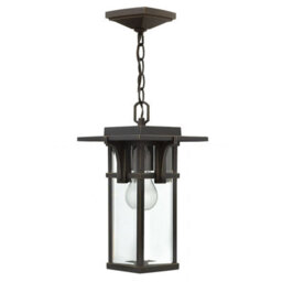 Stylish Ip23 1 Bulb Chain Lantern With Led E27 In Oil Rubbed Bronze Finish