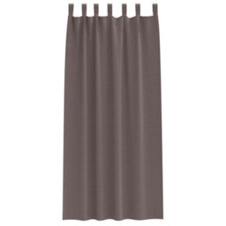 Berkfield Modern Curtains With Curtains 2 Pcs Dark Brown Polyester - thumbnail 4