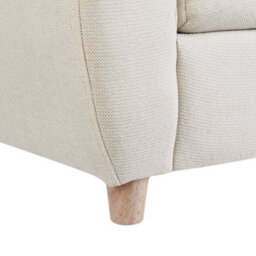 Beliani Kids Armchair Hippo Maribo Fabric Off-White - thumbnail 7