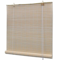 Walplus Natural Bamboo Roller Blinds 2 Pcs 120X160 Cm - thumbnail 2