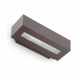 Luminosa Lighting Luminosa West 1 Light Outdoor Wall Light Dark Grey Ip54, E27 - thumbnail 1