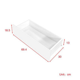 Soho 5 Drawer Chest Of Drawers White High Gloss Dresser Bedroom Storage - thumbnail 6