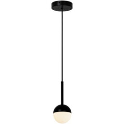 Nordlux Contina Metal Pendant Light Hand Blown Glass Black,mains - thumbnail 5