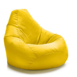 Beautiful Beanbags Kids Highback Beanbag Indoor Or Outdoor Bean Bag For Children Ready Filled - Yellow - thumbnail 2