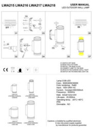 Ultra Beam Lighting Ultrabeam Round Black Up And Down Outdoor Led Wall Light 12 Watt Led 860 Lumens - 185mm High - thumbnail 5