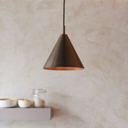 Luminosa Lighting Luminosa Cape Dome Pendant Ceiling Light Brushed Antique Bronze Plate, 1X E27 - thumbnail 3