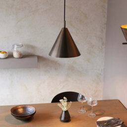 Luminosa Lighting Luminosa Cape Dome Pendant Ceiling Light Brushed Antique Bronze Plate, 1X E27 - thumbnail 4