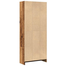 Berkfield Bookcase Old Wood 60X24X143 Cm Engineered Wood - thumbnail 6