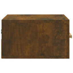 Berkfield Wall-Mounted Bedside Cabinets 2 Pcs Smoked Oak 35X35X20 Cm - thumbnail 8
