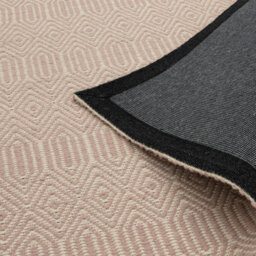 Pink Wool Luxurious Wool Modern Geometric Handmade Rug For Living Room And Bedroom-66 X 200Cm (Runner) - thumbnail 5