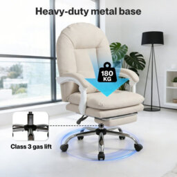 Levede Office Chair Ergonomic Executive Chair Heavy Duty  Reclining Leather - thumbnail 9