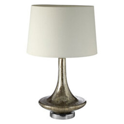 Orsina Textured Champagne Glass Table Lamp, Irregular Art Glass Lamp For Home Décor, Artistic Teardrop Table Lamp - thumbnail 2