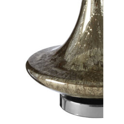 Orsina Textured Champagne Glass Table Lamp, Irregular Art Glass Lamp For Home Décor, Artistic Teardrop Table Lamp - thumbnail 3
