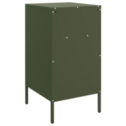 Berkfield Bedside Cabinets 2 Pcs Olive Green 36X39X68 Cm Steel - thumbnail 8
