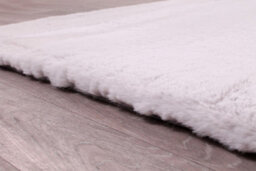 Silver Plain Shaggy Modern Easy To Clean Rug For Dining Room Bedroom And Living Room-120Cm X 170Cm - thumbnail 4
